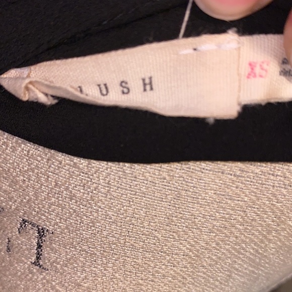 Lush black XS blouse dress business casual simple black work outfit lined skirt‌ - Picture 5 of 9